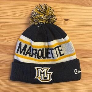 Marquettee University hat with pom